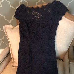 Lacey navy dress